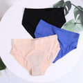 4 Layers Heavy Absorbency Bamboo Menstrual Panties Women's Period Underwear Leak Proof Breathable Briefs Incontinent Panty