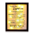 LED Memorial Shadow Box 8x10 Photo Frame with Led Light Led Frame Display for Loved Ones