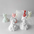 Sophie Rabbit Plaster Silicone Mold DIY Plaster Carry Bag Sophie Rabbit Scented Candle Silicone Mold