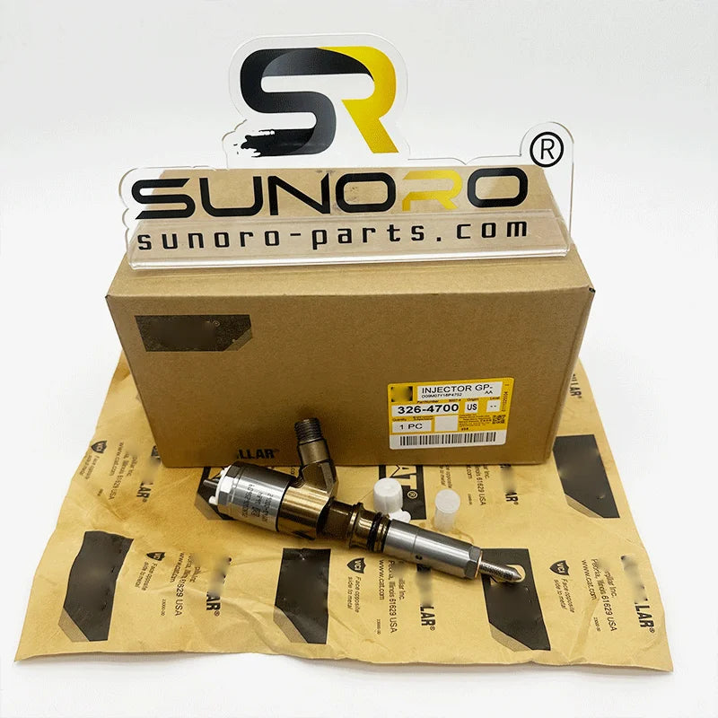 SUNORO Excavator Parts E320D E323 E324 Fuel Injector C6.4 Engine Dredger Oil Nozzle 326-4700