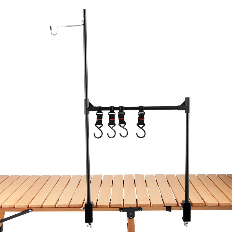 RTS KingGear Outdoor Camping Multifunctional Detachable Light Stand Storage Hanger Rack Hanging Light Stand Light Stand