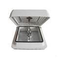 Caravan Accessories RV Roof Hatch with Exhaust Fan White Manul Air Vent for Camping Car Van