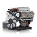 Mould King 10088S Creative Toys Game Toys Kids Christmas Gift  Technology Entertainment  No.V8 Engine Model Building Blocks