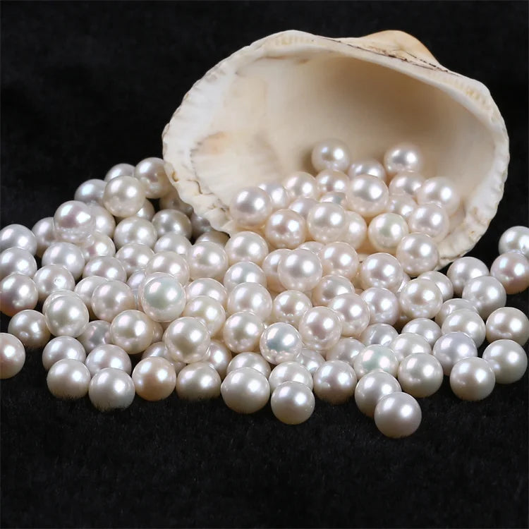 Wholesale White 3-3.5mm Round Shape Freshwater Loose Pearl Beads