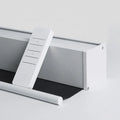 Motorized Blackout Roller Blind With White Metal Square Cassette Cover