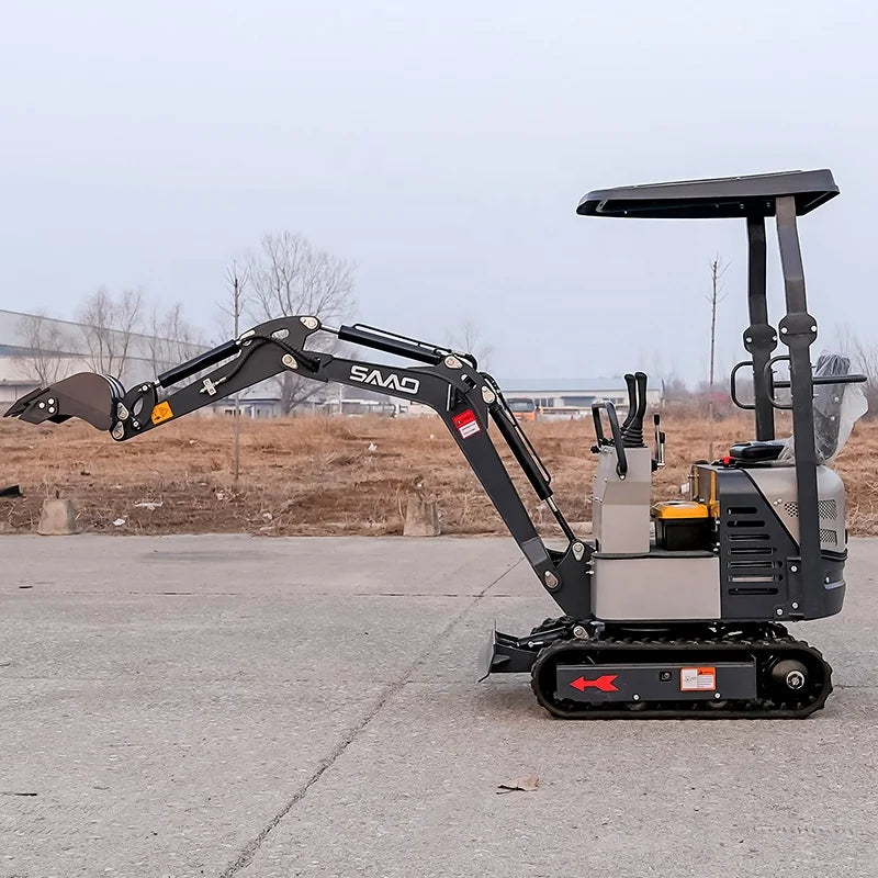Farm Use Micro Excavadora Small Mini Excavator 1 Ton 2 Ton Mini Bagger Excavator Machine