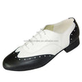 Customized Color Microfiber Leather Ballroom Dance Shoes Men 2.5CM