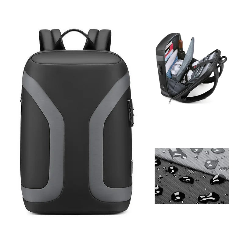 New Design Wholesale Waterproof Custom Backpack School Anti Theft Men Backpack Bag Usb Laptop Backpack