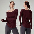 MAYYOUNG Women Long Sleeve Loose Shirts Solid Color Breasted Tops Clothes Shirt Long Sleeve Women's Sport Tops