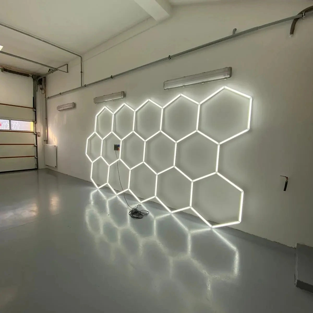 Hot Sale Car Showroom Auto Workshop Detailing Light Design Led Workshop Light Hexagonal Ceiling Led Light