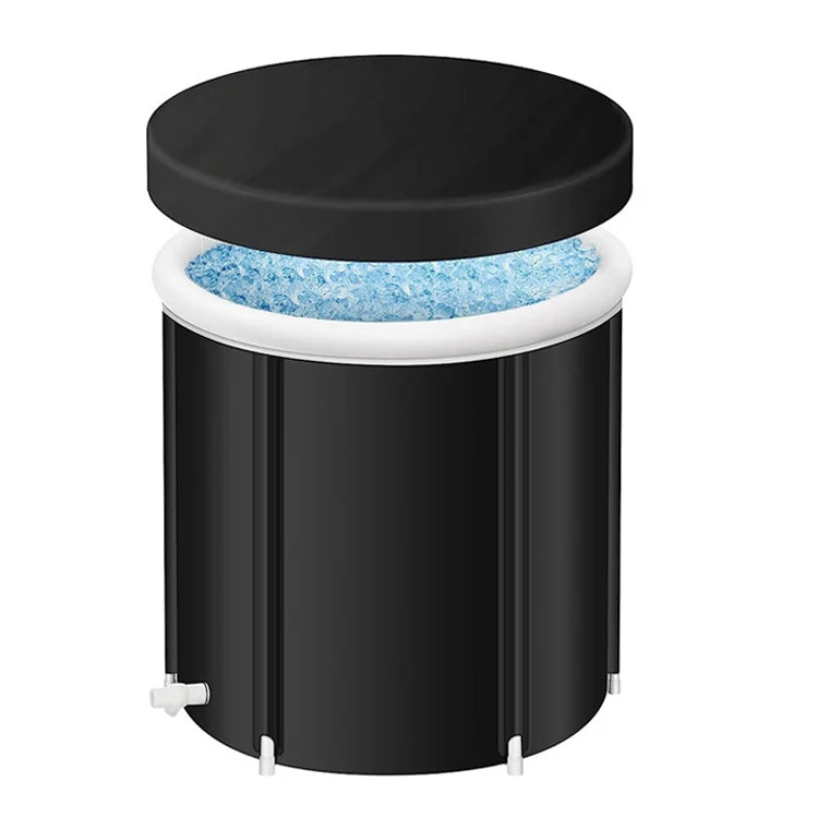 Adult Inflatable Round Ice Bucket Portable Ice Bucket Multi-purpose Folding Ice Bath Tub
