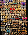 Wholesale Custom Designer Geometric Stud Golden Big Pearl Earring for Women Jewelry