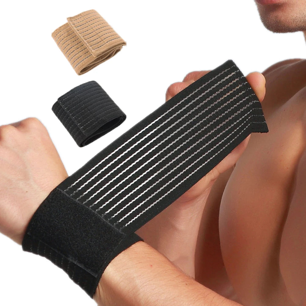 Unisex Breathable Sports Weightlifting Bandage Wrist Support Strap Pain Relief Wristband