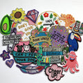 Custom Design Iron on Heat Press Adhesive Transfer Sew on Logo Wholesale Embroidered Embroidery Patches for Clothes Jacket