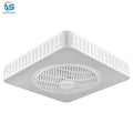 732E Smart Ceiling Fan 550 mm Bladeless Rectangle Design DC 5 Speaker Remote App Control for Home Project Installation Included