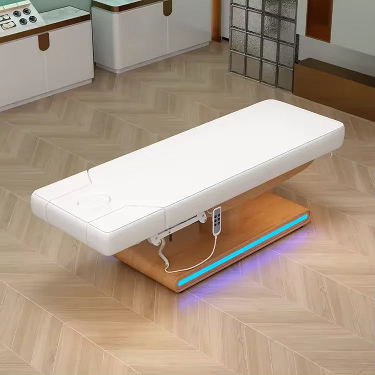 HICOMED Salon 4 Motors Electric Facial Beauty Salon Bed Medical Spa Massage Treatment Table Podiatry Chair Aesthetic Tattoo Bed