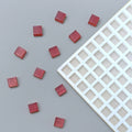 Custom Reusable 80-Cavity Square Food Grade Eco-Friendly Silicone Mold for Cube Hard Candy -40C~+230C Temperature