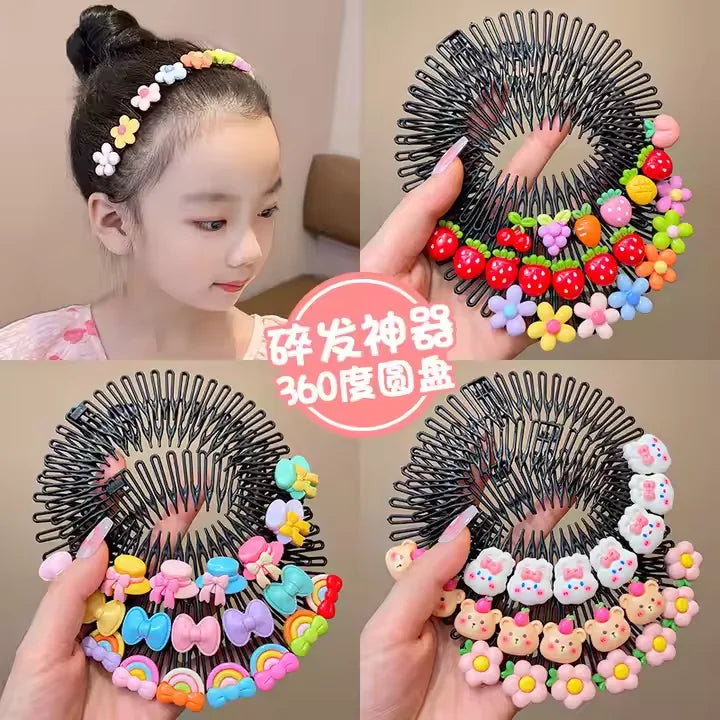 Beautiful Girls School Hair Accessories Resin Plastic Wavy Spring Hair Pins for Hair Decoration