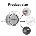 Prodigy Chrome Adhesive Eco-Friendly Wall Mounted Towel Hook Clip Stylish ABS & PVC Bathroom Hooks & Rails for Clothes & Apparel