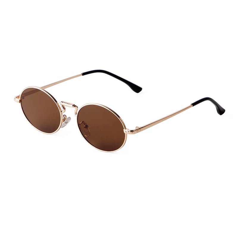 STY9208A Women Men Brand Designer Custom Sunglasses UV400 Vintage Small Round Luxury Sunglasses