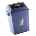 O-Cleaning Home 20L Thick Plastic Push-Lid Recycling BinTrash/Garbage Can/BinIndoor Wastebasket Container for Kitchen/Bathroom