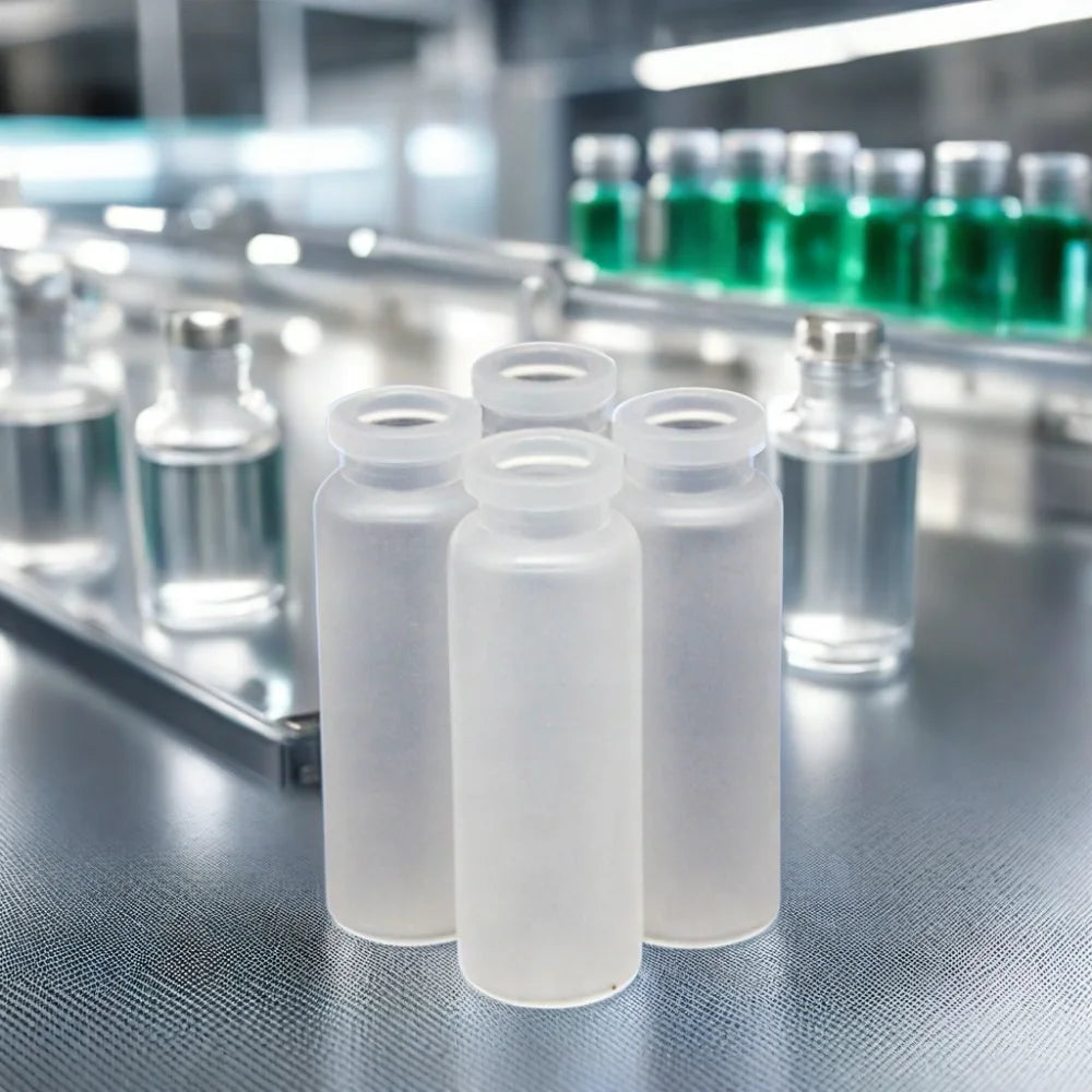 20ml Disposable PP Plastic Veterinary Injection Vial E.O Sterile Medical Semi-Permeable Vaccine Bottle Screw Liquid Medicines