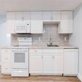 Modular PVC Contemporary Kitchen Cabinet Custom Set Compact Kitchen Kitchenette