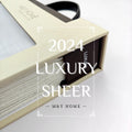 M&Y 2024 Luxury Voile Sheer Curtain Fabric Polyester Woven Linen Look Jacquard Style Dyed Home Textile Living Room Curtains