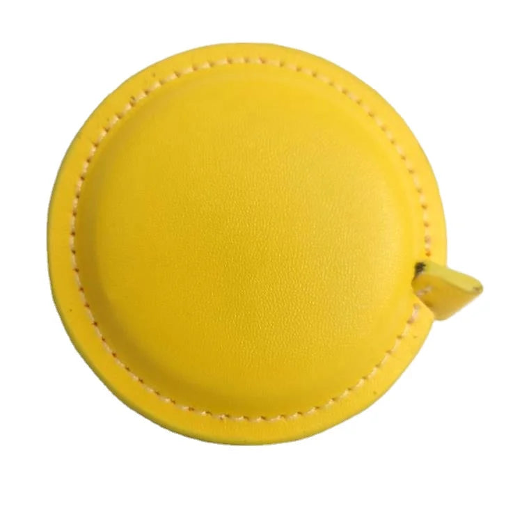 Cheap Heart Round and square Shape Measuring Tape Leather Custom logo Mini 60-inch 1.5 Sewing Body Tape Soft