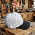 Classic Black White Two Tone Vintage Baseball Cap Unstructured Cotton Dad Hat for Men Low Profile Comfort Casual Trucker Hats