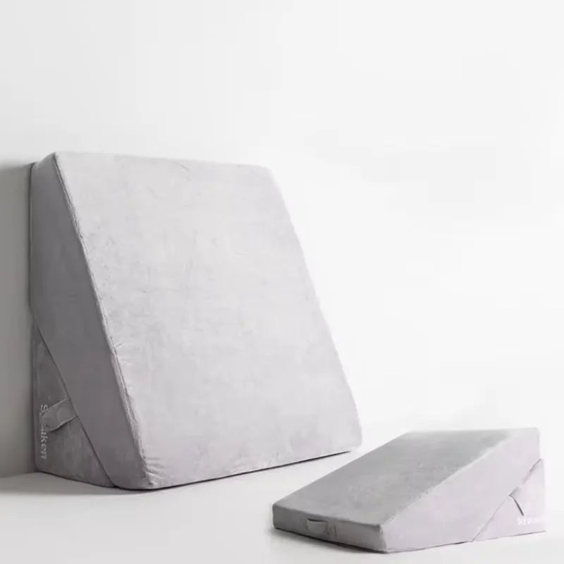 Bravo Bed Wedge Rest Pillow Adjustable Folding Memory Foam Incline Cushion Foam Wedge Pillow