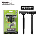 PearlMax Top Selling Wholesale Disposable Triple Blade Shaving Razor for Men
