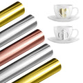 Supplier Cheap Price Cutting Rose Gold Metallic Brushed Self-adhesive Vinyl Sticker Roll Sticker for Decoration