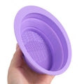 Multi-Function Foldable Silicone Pot Cleanse Makeup Brush with Ease-Foldable Brush Cleaning Mat Makeup Brush Cleaner