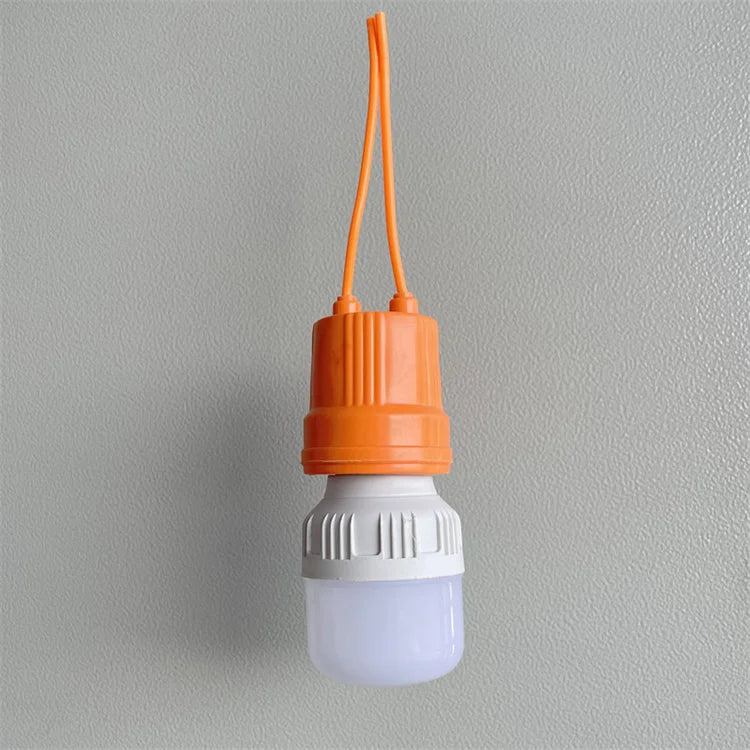 Orange E27 Ceramic Bulb Holder Connector With Cable Waterproof Rubber Screw Ceiling Lamp Pendant Modern Lighting Accessories