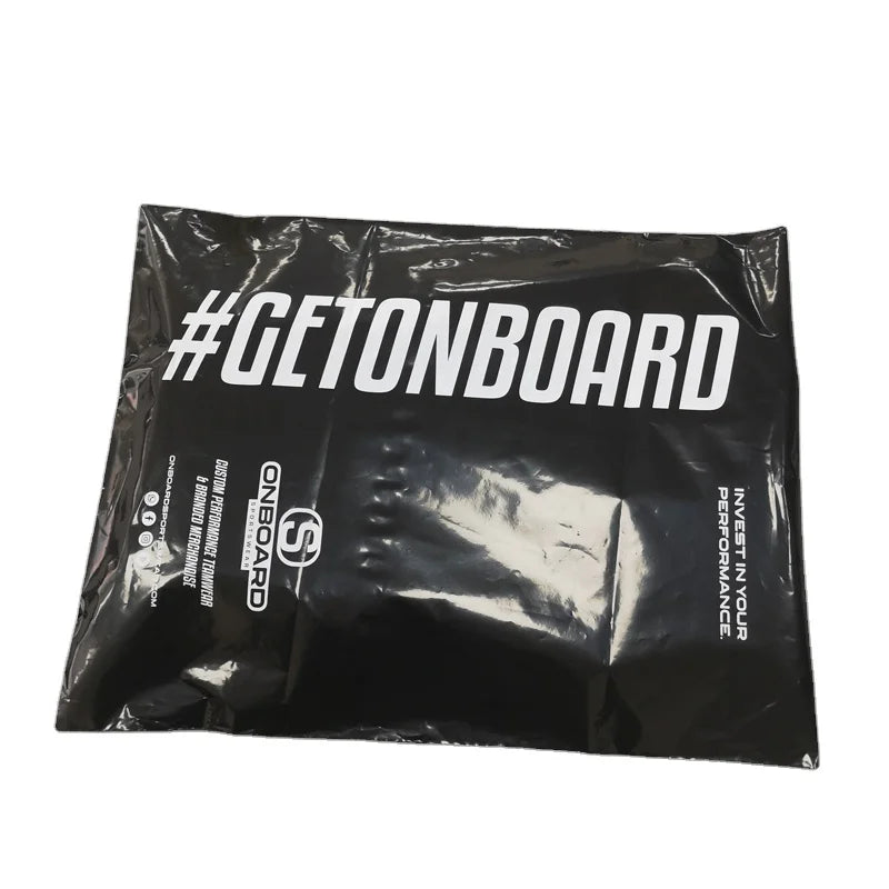 Custom Waterproof Garment Packaging Black Plastic Poly Mail Mailer Bags Mailers Mailing Bags for Shipping Clothing Clothes