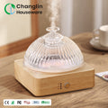 Wholesale Home Desktop Glass Aroma Diffuser 200ml Cool Mist Diffuser 7 Color LED Lights Essential Oil Diffuser with CE ROHS