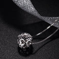 2021 Korean Shinny Jewelry 925 Sterling Silver Necklace Viball Pendant Necklace for Women