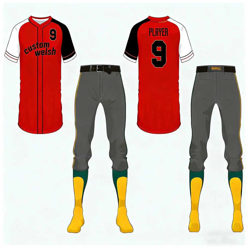 Custom Number Unisex Baseball Training Shirts Jersey Sublimation Soft Quicky Dry Plus Large Size