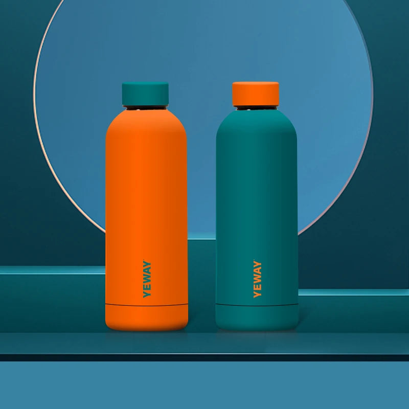 Yeway Bouteille Isotherme Termo 500ml Custom logo Vacuum Insulated Stainless Steel Sports Drinking Double Wall Water Bottle
