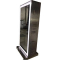 Foshan Factory Hot Sale Modern Cheap Doubled Sided Led Light Barber Mirror Station for Hair Salon