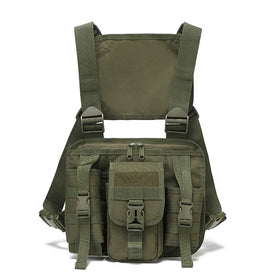 Stylish Men's Chest Bag - Anti-Theft Crossbody Sling Pack for Travel Gym & Streetwear | Compact with Organizer Pockets