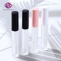 Yueshunxing 3.5ml Black pink White Empty Transparent Frosted Containers Tube Lipgloss Tubes Custom logo Lip Gloss Tubes