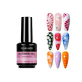 OEM Private Label Blooming Gel Nail Polish Painting Hema Free Uv Gel Soak Off Nail Glue Marble Blooming Gel