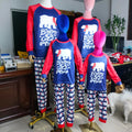 New Arrival 2022 Christmas Parent-child Long Sleeve Clothes Set Bear Print Family Christmas Pajamas