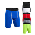 Men's Performance Compression Shorts Quick Dry Sports Print Pants Tight Stretch Gym Fitness Training Shorts