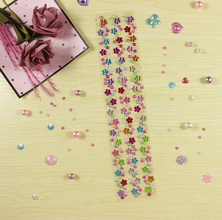 Diy Decal Art Crystal Diamond Bling Rhinestone Self Adhesive Stickers