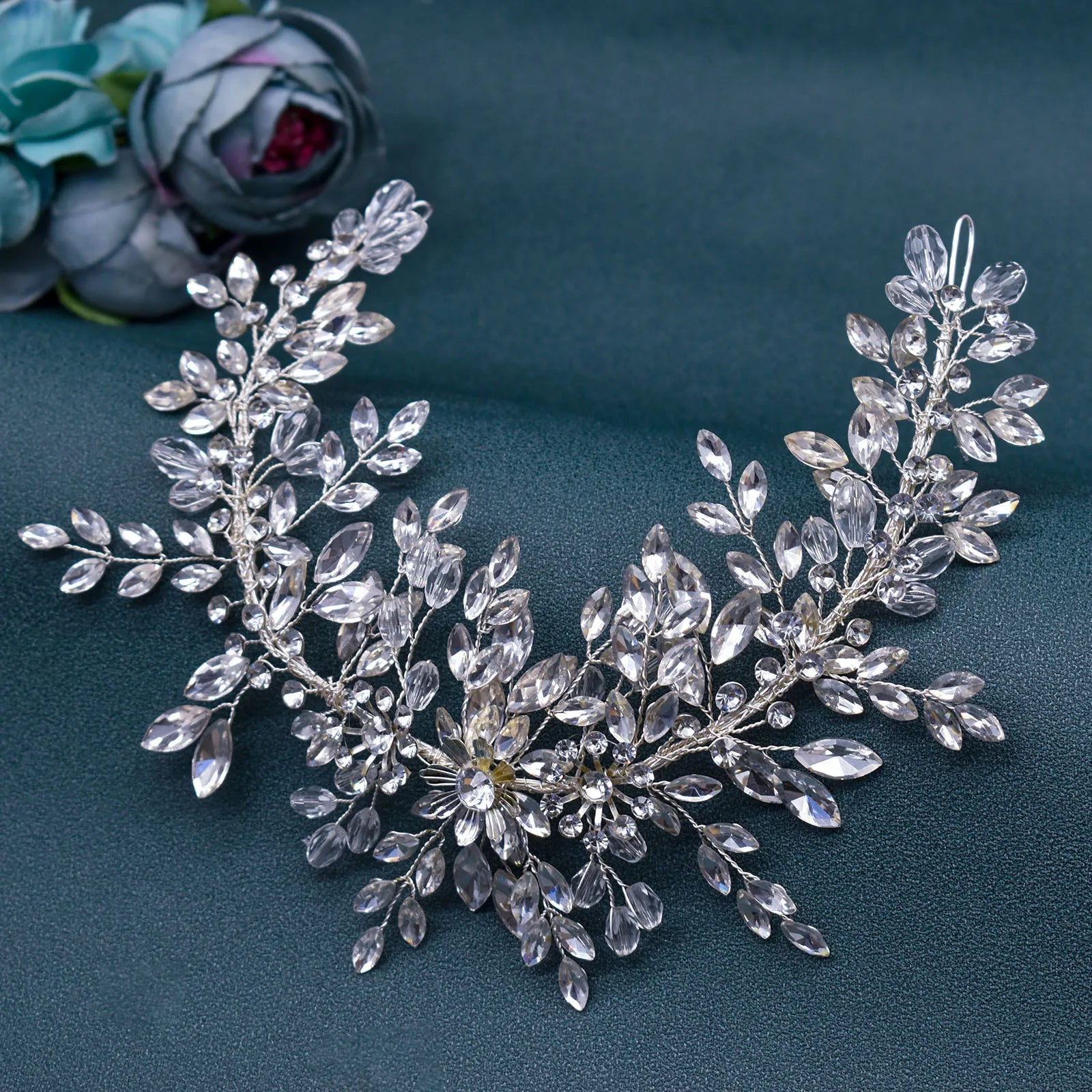 European and American Popular Women Rhinestone Tiara Wedding Bridal Hair Accessories Headbands