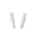 TS-H21 White Plastic Expansion Pipe Column Anchor Wall Plug Frame Fixings Expansion Tube Screw Expanding Plastic Screw