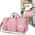Wholesale Large Capacity Sports Bags and Luggage Gym Women's Waterproof Nylon Fitness Travel Bag with Good Storage Canvas Bag